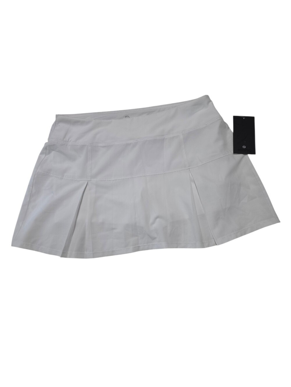 Etonic Athletic White Pleated Woven Skort Sz L